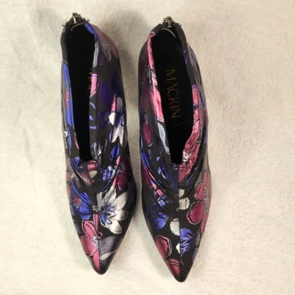 Purple Floral 4.25" Heel Bootie - Picture 3 of 10